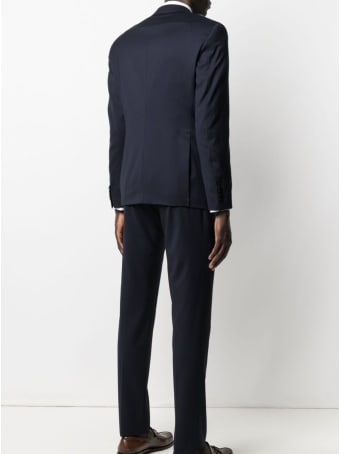 Tonello Blue Single-breasted Wool Suit
