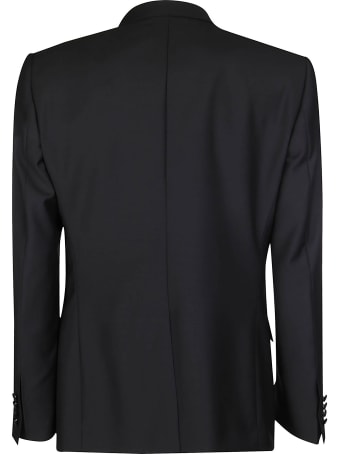 Dolce & Gabbana Black Wool Blend Three-piece Dinner Suit