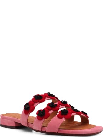 Chie Mihara 'tecun' Leather Flat Shoes