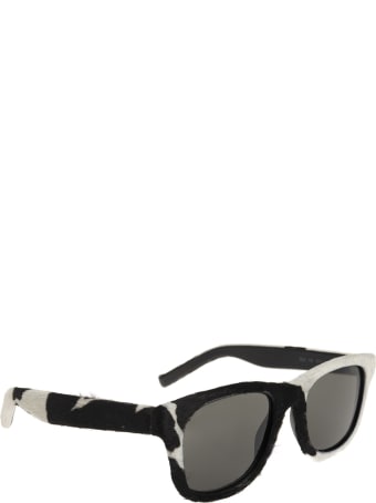 Saint Laurent Classic Sl 51 Sunglasses In Calf Hair