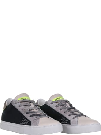 Crime london Sneakers In Suede And Leather