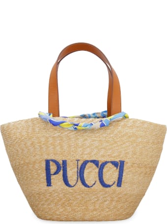 Emilio Pucci Riva Straw Tote