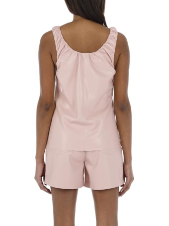 Nanushka Yael Vegan Leather Tank Top