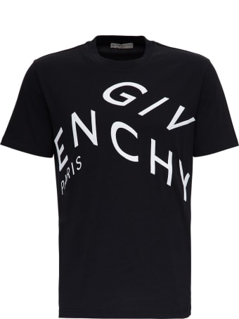 Givenchy Cotton T-shirt With Refracted Logo
