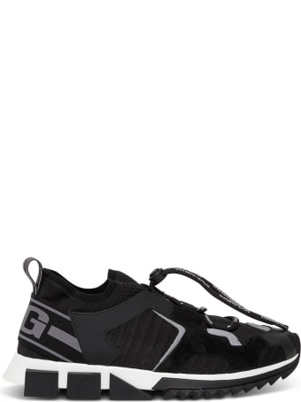 Dolce & Gabbana Sorrento Trekking Sneakers In Mix Of Materials