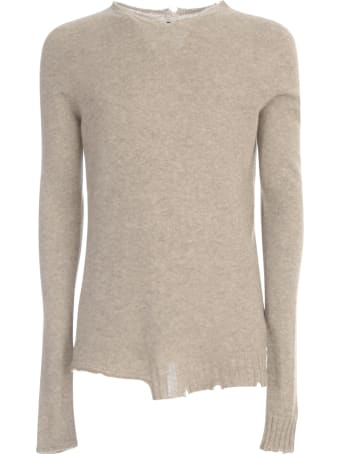 MD75 Cashmere Sweater Crew Neck W/microtears