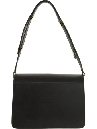 Marni Trunk Bag In Saffiano Calfskin