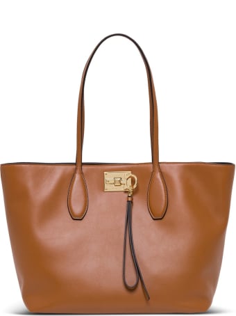 Salvatore Ferragamo The Studio Leather Handbag