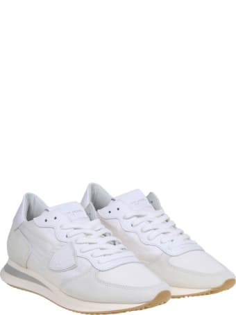 Philippe Model Trpx Sneakers In Suede And Nylon