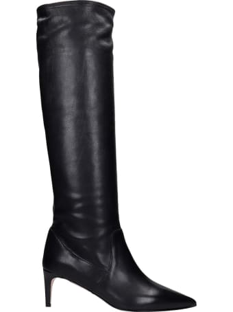 RED Valentino High Heels Boots In Black Leather