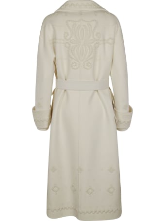 Ermanno Scervino Embroidered Trench
