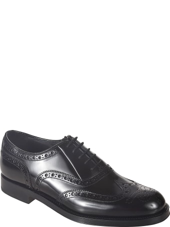 Prada Perforated Oxford Shoes