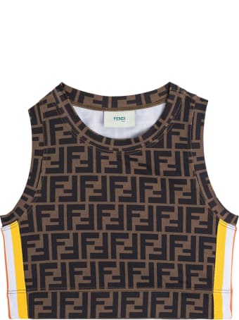 Fendi Top Zucca Ff Lycra