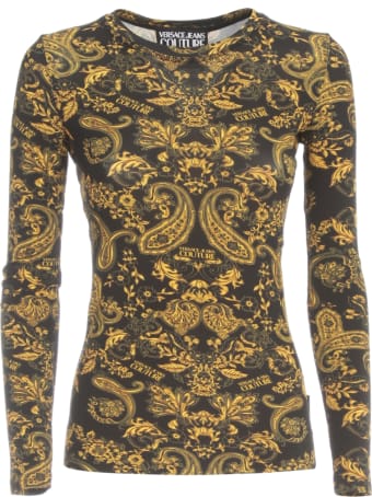 Versace Jeans Couture Printed Hoode Sweatshirt