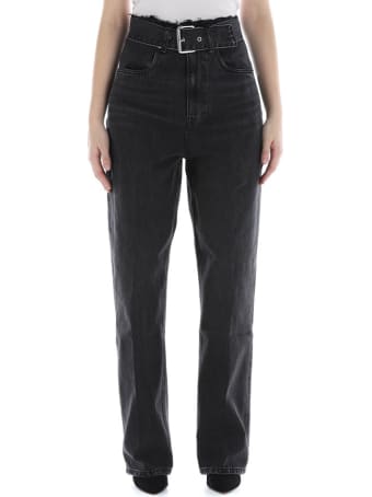T by Alexander Wang Belted Paperbag Jeans