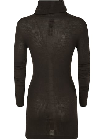 Rick Owens Ribbed Ls Tube Jumper