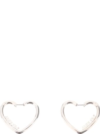 AMBUSH Ladies Small Heart Hoop Earrings