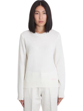 A.P.C. Esme Knitwear In White Wool