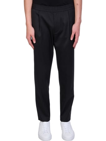 Theory Pants In Black Wool