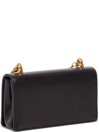 Dolce & Gabbana Dg Girls Crossbody Bag In Leather With Logo