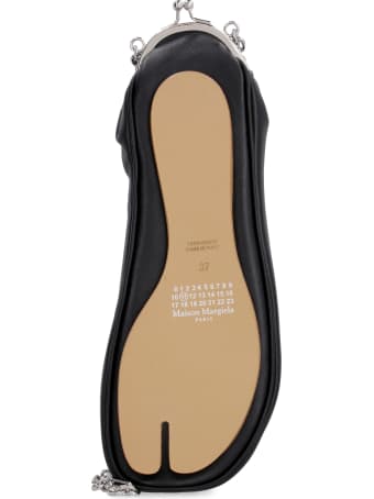 Maison Margiela Tabi Ballet Flats Leather Crossbody Bag