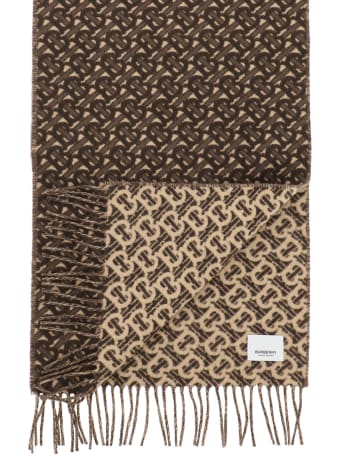 Burberry Tb Jacquard Cashmere Scarf
