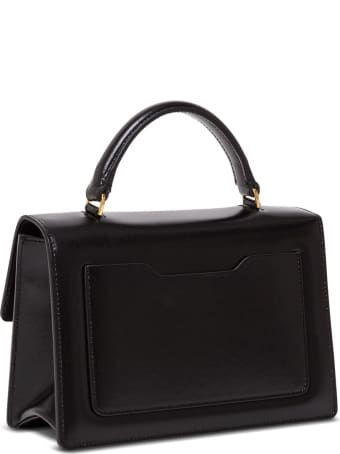 Off-White Twist Jitney 1.4 Crossbody Bag In Black Leather