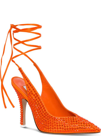 The Attico Venus Slingback With Strass