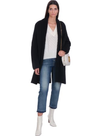 Laneus Coat In Black Wool