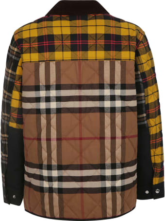 Burberry Check Buttoned Jacket