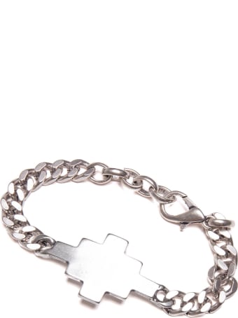 Marcelo Burlon Marcelo Burlon County Of Milan Cross Bracelet From The S/s2021 In Silver