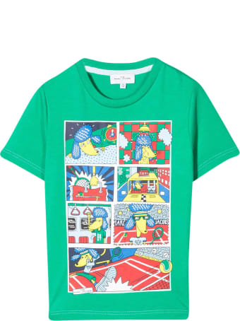 Marc Jacobs Green T-shirt With Press