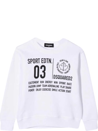Dsquared2 White Sweatshirt Teen