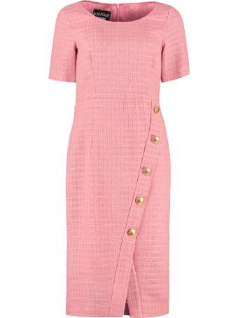 Boutique Moschino Tweed Sheath Dress