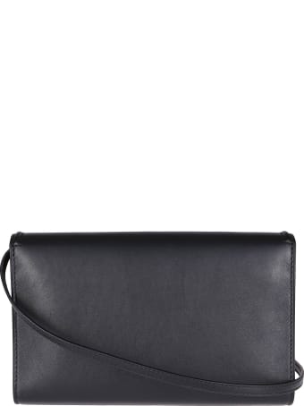Alexander McQueen Black Leather The Story Shoulder Bag