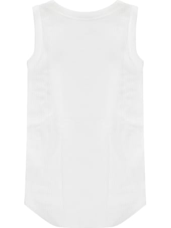 Petit Bateau White Body With Ribbs For Babykids