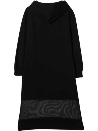 Gaelle Bonheur Black Long Sweatshirt Dress Kids