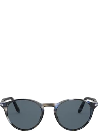 Persol Persol Po3092sm Striped Blue & Grey Sunglasses