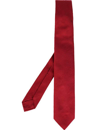 Barba Napoli Red Silk Tie