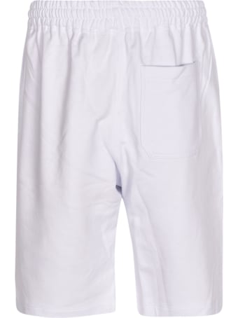 MSGM Ribbed Waist Logo Shorts