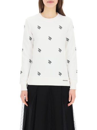RED Valentino Sweatshirt With Clover Embroidery