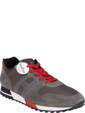 Hogan Green Suede Sneakers