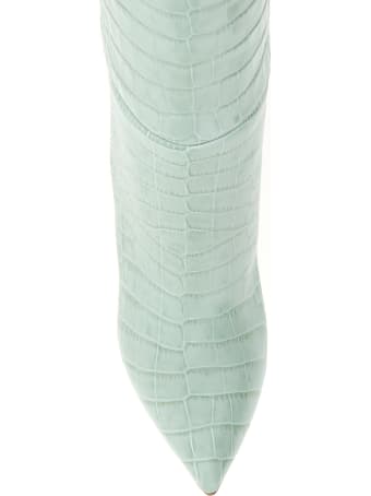 Paris Texas Crocodile Print Stiletto Boots
