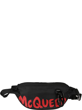Alexander McQueen Logo Print Belt Bag