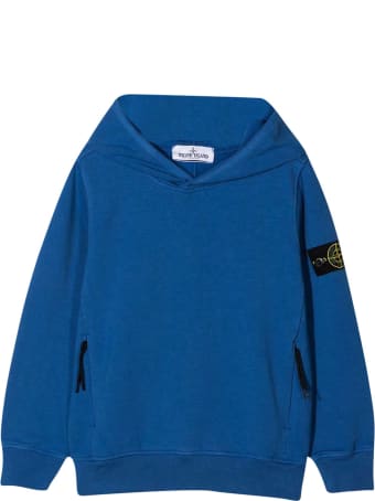 Stone Island Junior Blue Sweatshirt