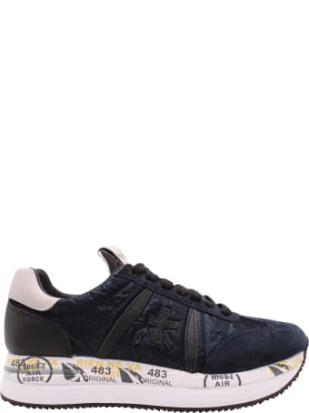 Premiata 'conny 1491' Leather Sneakers