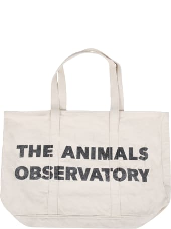 The Animals Observatory Ivory Bag For Girl With Logo