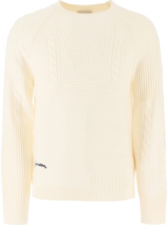 Alexander McQueen Skull Intarsia Sweater