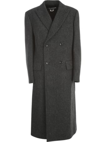 Junya Watanabe Comme Des Garçons Wool Cashmere Double Breasted Coat