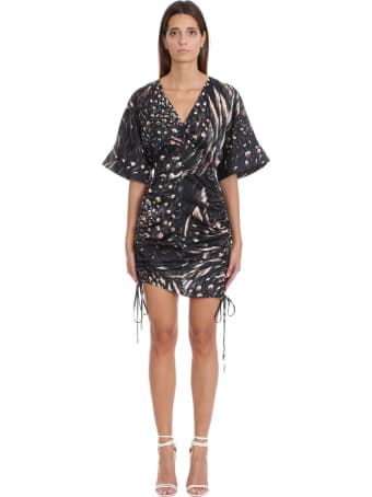 Cult Gaia Fiona Dress In Black Polyester